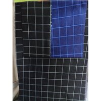Polyester 4-Way Small Checks Print Lycra Knitted Fabric