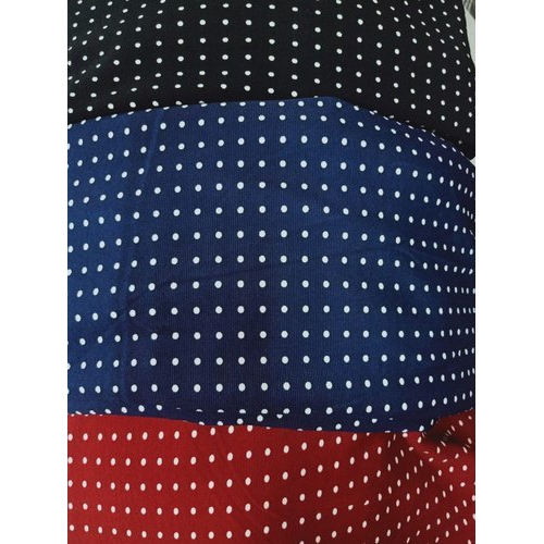 Polyester Dry Fit Polka Dot Printed Lycra Fabric
