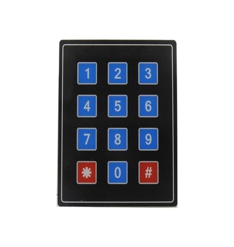 3x4 Matrix Capacitive Touch Keypad