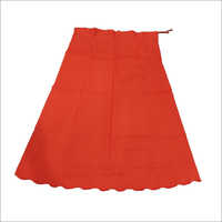 Cotton Plain Orange Color Ladies Petticoat