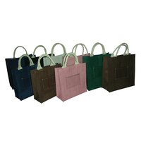 PP Laminated Jute Bag With Cotton Padded Handle