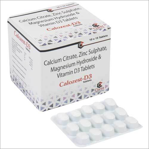 Calcium Citrate Zinc Sulphate Magnesium Hydroxide And Vitamin D3 Tablets By ZIL PHARMA
