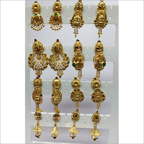 Designer Gold Earring