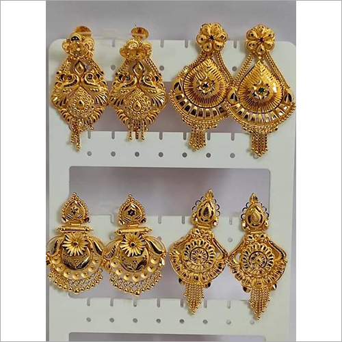 Customized Design Gold Earrings