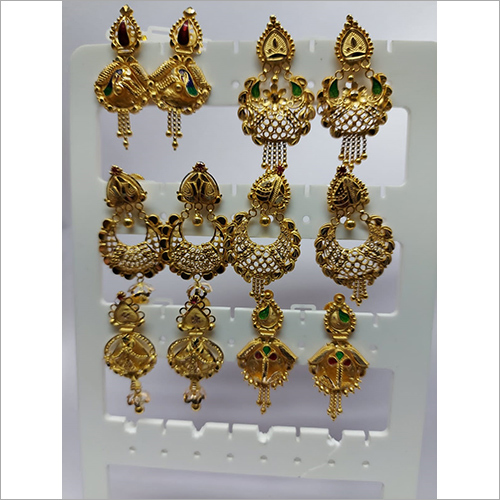 Pure Yellow Gold Earring