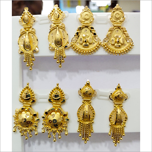 Yellow Gold Stud Earrings