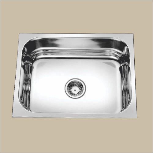 Single Bowl Square Sink - Material: Stainless Steel