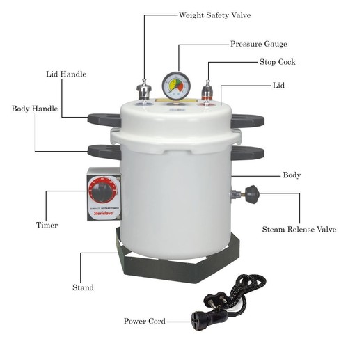 Dental Autoclave Electric With Timer (Ept Series)