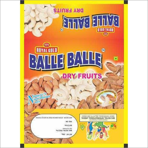 500 Gram Dry Fruits Packaging Laminated Pouch