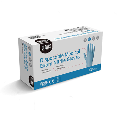 Disposable Medical Exam Nitrile Glove By METAL JACK LLC