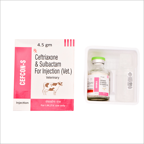 Ceftriaxone & Sulbactam For Injection Vet By SAFECON LIFE SCIENCES