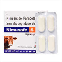 Nimesulide Paracetamil Serratiopeptidase Vet Bolus