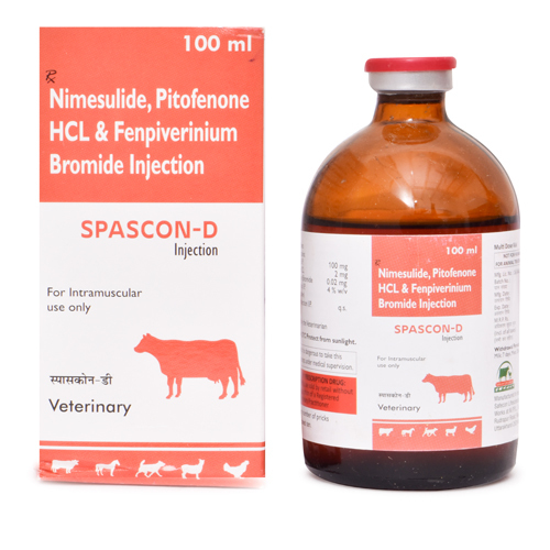 Nimesulide Pitofenone HCL and Fenpiverinium Bromide Injection