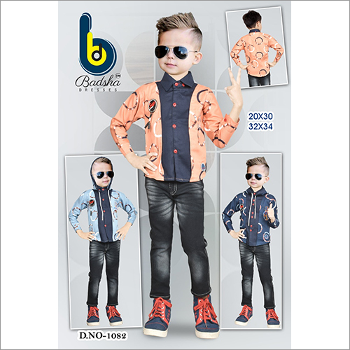 Boys Hooded Shirt And Pant