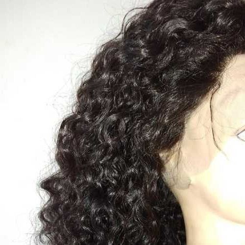 Remy Hair Curly Front Lace Wig Human Hair