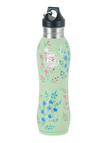 Stainless Steel Enamel Designer Bistro Bottle