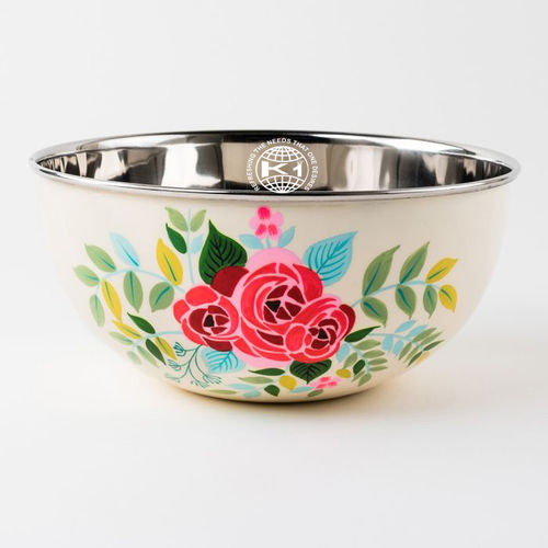 SS Enamel Steel Bowl