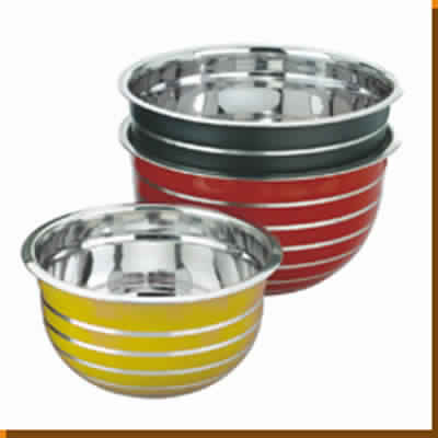 Stainless Steel Colored German Mixing Bowl