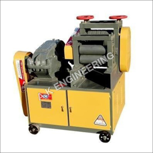 TMT Bar Scrap Straightening Machine - 6-12mm Capacity, Electric Drive, Automatic Operation | Industrial Use, 220 Volt Voltage