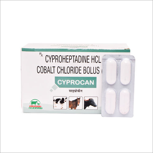 Cyproheptadine HCL and Cobalt Chloride Bolus Vet