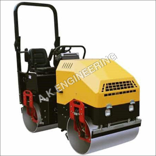 UNI1200 Ride On Roller - 5 Ton Double Drum Compactor, 600mm Wheel Width, 1020kg Weight, 13 HP Diesel Engine, Ideal for Industrial Use, Automatic Operation