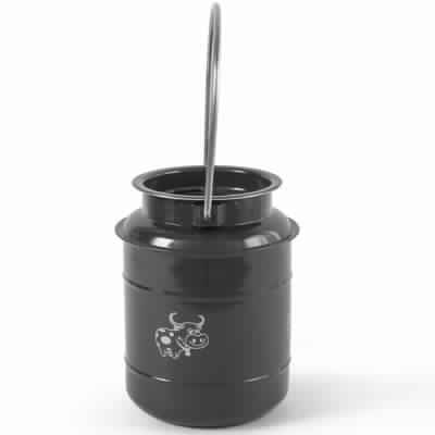 Stainless Steel Black Milk Can