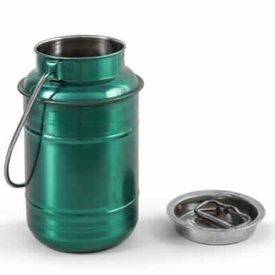 Stainless Steel Green Milk Can