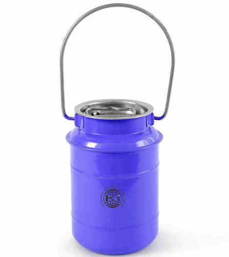 Stainless Steel Blue Milk Can