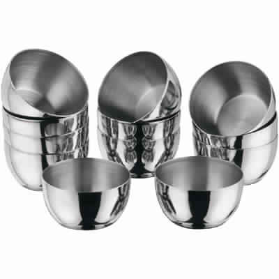 Stainless Steel craft Katori/ Bowl Set