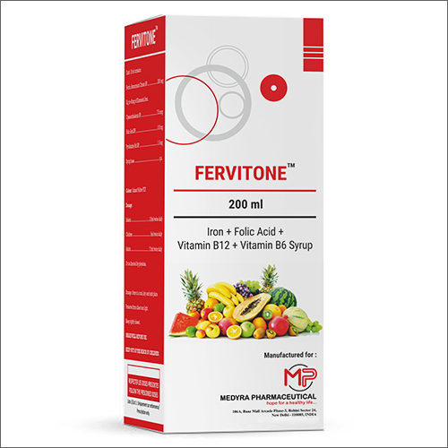 200ml Iron Folic Acid Vitamin B12 Vitamin B6 Syrup