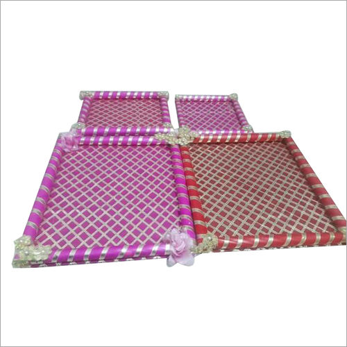 Multicolor Velvet Decorative Saree Tray, Size: 12 X 18 Inches at Rs  120/piece in Jaipur