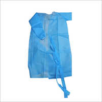 Disposable Surgical Apron - Medical Grade Material, Blue Color | Disposable & Non-recyclable, Non-sterilized For Surgical Use