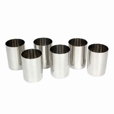 Stainless Steel Plain Glass Set