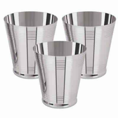 Stainless Steel V-Shape Water Glass