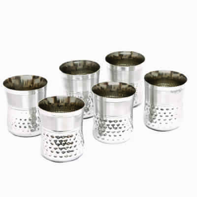 Stainless Steel Water Designer Glass Set