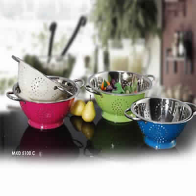 Stainless Steel Colored Colander