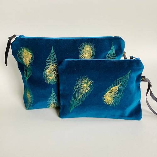 Velvet Printed Pouches