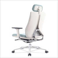 EIFFEL HB-White Chair with Height Adjustable Headrest