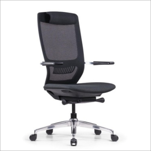 Black Sleek High Density Mould Foam Seat Office Chair