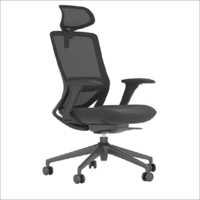 Polar Black Nylon Base Office Chair