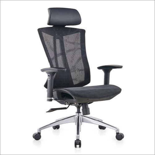 Milano Mesh Seat Covered Office Chair with Korean Mesh