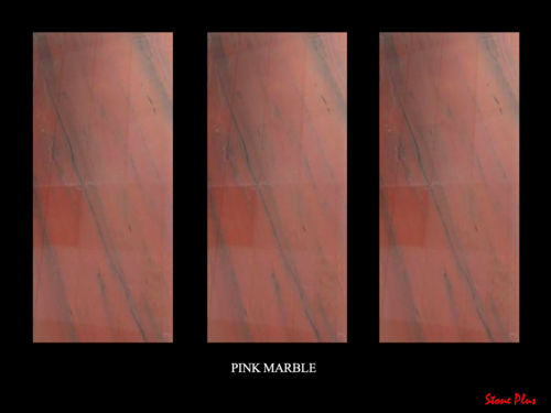 Pink Marble - 12x24 Inches, Polished Finish | Elegant Pink Marble Design, Lightweight at 15 lbs, 3/4 Inch Thickness