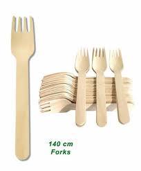 Ayurvaidic Wooden Fork 140mm