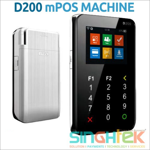 D200 mPOS Card Swipe Machine