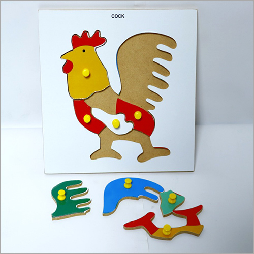 Wooden Cock Puzzle Age Group: Children