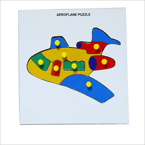 Wooden Aeroplane Puzzle