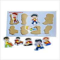 Wooden Action Puzzle