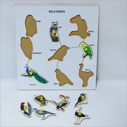 Wooden Wild Birds Board