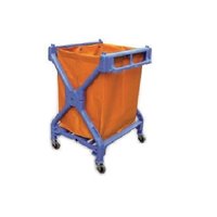 Plastic X Shape laundry Cart