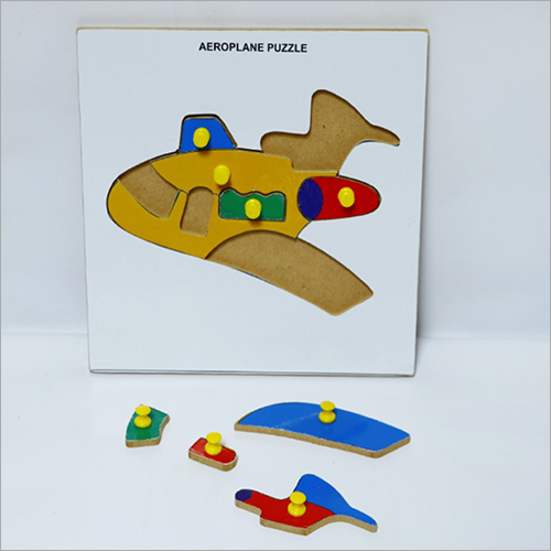 Wooden Aeroplane Puzzle